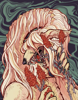 Lineart portrait sample